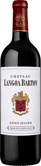 Вино Chateau Langoa  Barton  Saint-Julien AOC  2017  750 мл 13,5%
