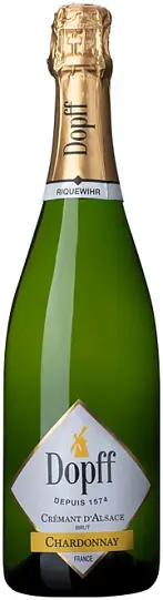 Игристое вино Dopff au Moulin Chardonnay Extra  Brut  Cremant d'Alsace   2020 