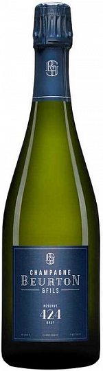 Шампанское Champagne Beurton & Fils Reserve 424 Brut Champagne AOC 2021 750 мл