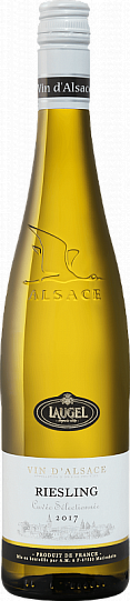 Вино Laugel  Riesling   Cuvee Selectionnee Alsace AOC  Лаужель  Рислинг 
