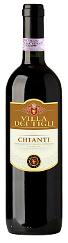 Вино CASA VINICOLA NATALE VERGA S.P.A.  VILLA DEI TIGLI "CHIANTI" DOCG-TOSCANA red dry  2013г.  0,75