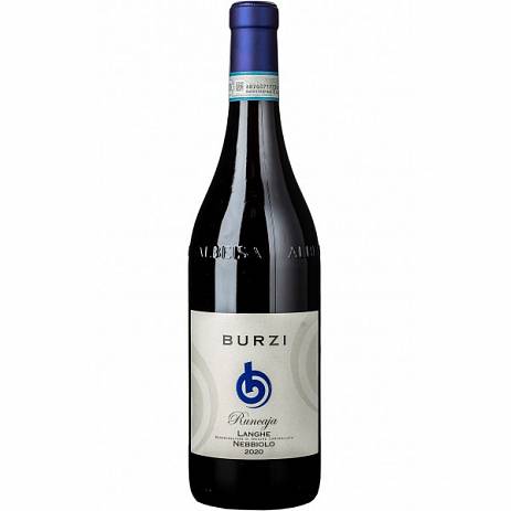 Вино Alberto Burzi Langhe Nebbiolo Runcaja DOC red dry 2021 750 мл 