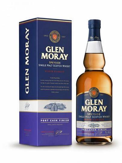 Виски  Glen Moray  Elgin Classic Port Cask Finish  gift box 700 мл