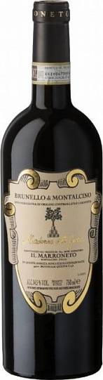 Вино Il Marroneto Madonna delle Grazie  Brunello di Montalcino DOCG  2015 750 мл