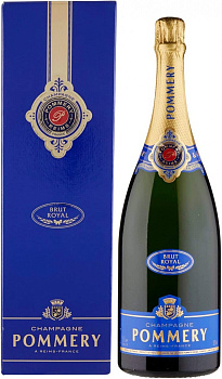 Шампанское Pommery Brut Royal Champagne AOC gift box  1500 мл