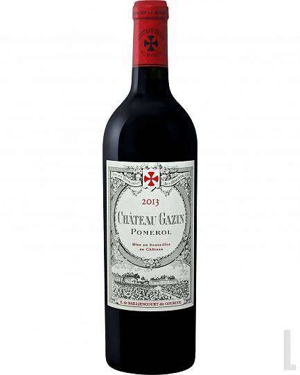 Вино Chateau Gazin Pomerol 2017 750 мл 13,5%