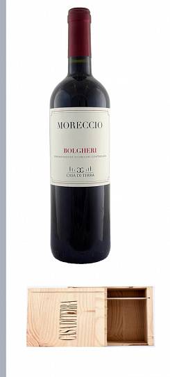 Вино Casa di Terra Moreccio Bolgheri DOC gift box  2022 1500 мл 14%