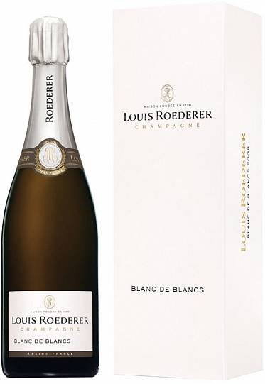 Вино Louis Roederer Brut Blanc de Blancs gift box Луи Родерер, Брют Бл