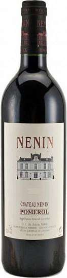 Вино Chateau Nenin Pomerol AOC  2015 750 мл