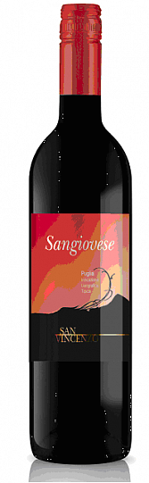Вино San Vincenzo  SANGIOVESE Сан Винченцо САНДЖОВЕЗЕ 2016 750 м