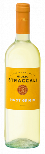 Вино Giulio Straccali  Pinot Grigio IGT 2019  750 мл