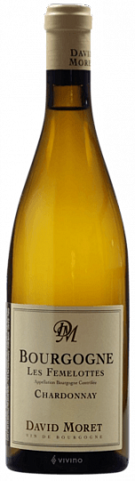 Вино Domaine Moret-Nomine Bourgogne  Les Femelottes Chardonnay    2020 750 мл  13%
