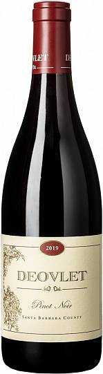 Вино Deovlet Santa Barbara County Pinot Noir 2019 750 мл 13%  