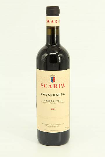 Вино Scarpa Casa Scarpa Barbera d'Asti 2020 750 мл 13,5%