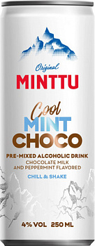 Напиток слабоалкогольный  Minttu  Cool Mint Choco   Минтту  Кул Минт Чоко в ж/б 250 мл