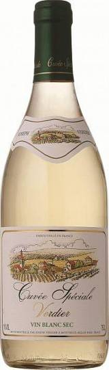 Вино Cuvee Speciale Verdier Blanc Sec white  750 мл