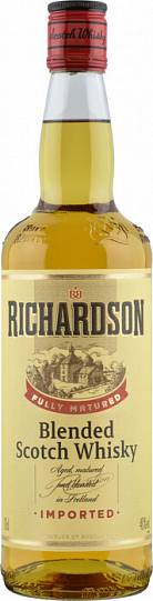 Виски Richardson  Blended Scotch Whisky 1000 мл 
