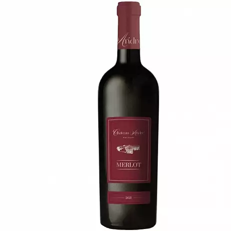 Вино  Chateau Andre  Шато Андре  Мерло  красное  сухое 2021 