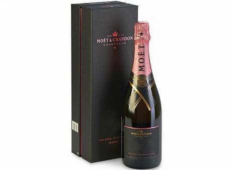 Шампанское Moet & Chandon  Brut Vintage Rose 2012 gift box  750 мл