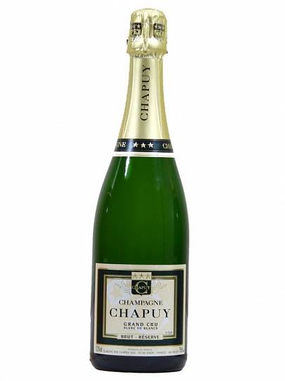 Шампанское Chapuy  Brut Reserve Blanc de Blanc Шапуи  Брют Резерв