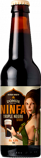 Пиво Domus NINFA Triple Negra Stout 330 мл