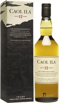 Виски Caol Ila malt 12 years old gift box  1 л