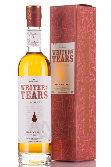 Виски Hot Irishman  Writers Tears Red Head gift box    700 мл