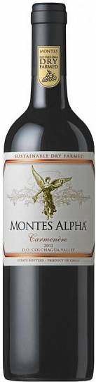 Вино Montes Alpha Carmenere  2020  750 мл