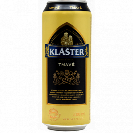 Пиво Klaster Tmave ж/б 500 мл