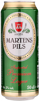 Пиво Martens Pils in can Мартенс Пилс в жестяной банке 500 мл