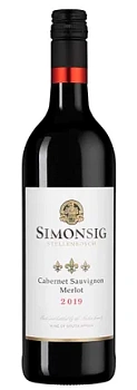 Вино Simonsig  Cabernet Sauvignon    Merlot  2021  750 мл  13,5 %