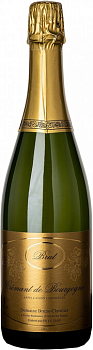 Игристое вино Domaine Bruno Clavelier Cremant de Bourgogne AOC Brut  2016 750 мл