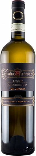 Вино  Marrone Langhe  Memundis  Chardonnay    2019  750 мл