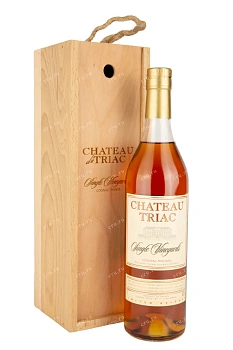 Коньяк Chateau de Triac Single Vineyards Fins Bois  box 700 мл 40%