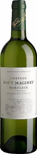 Вино Chateau Haut Maginet  Blanc  Bordeaux AOC  white 2019  750 мл