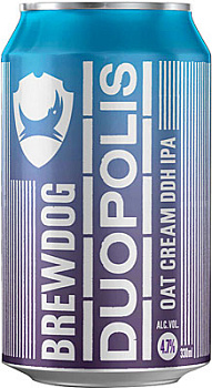 Пиво BrewDog   Duopolis   БрюДог  Дуополис   жестянная банка 330 мл