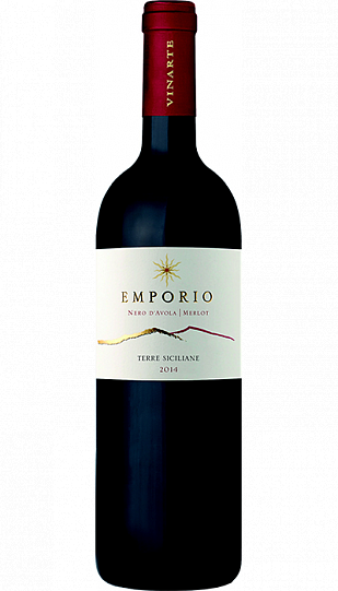 Вино "Emporio" Nero d'Avola-Merlot   Terre Siciliane IGT 2018 750 мл
