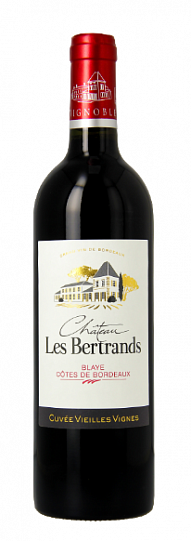 Вино  Château les Bertrands  Vieilles Vignes 2020   750мл  12,5 %