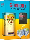 Джин Gordon's Гордонс  в подарочной упаковке  700 мл  + стакан    37,5%