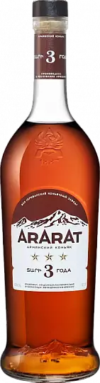 Коньяк Ararat, Арарат 3* 700 мл