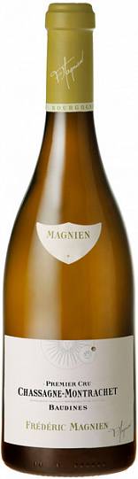 Вино Frederic Magnien  Chassagne-Montrachet 1er Cru AOC Baudines   2015 750 мл