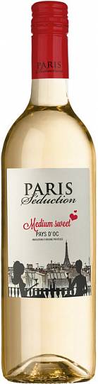 Вино Les Grands Chais de France Paris Seduction Medium Sweet Blanc Медиум Сви