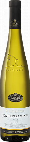 Вино Laugel  Gewurtztraminer Cuvee Selectionnee Alsace AOC  Лаужель  Гевюр