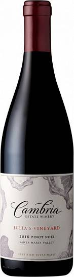 Вино Cambria  "Julia's Vineyard" Pinot Noir   2017    750 мл