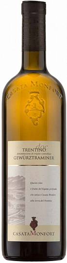Вино Casata Monfort Gewurztraminer Trentino DOC  2020 750 мл