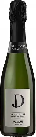 Шампанское  Jacquinet Dumez Dialogie Blanc de Noirs Premier Cru   2018 375 ml  1