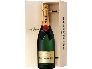 Шампанское Moet & Chandon Brut Imperial  with wooden box 12л