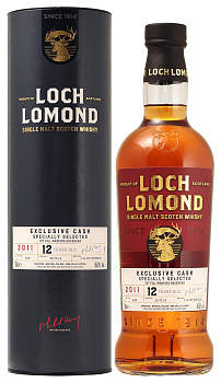 Виски Loch  Lomond Exclusive Cask Specially Selected 12 years in tube  700 мл