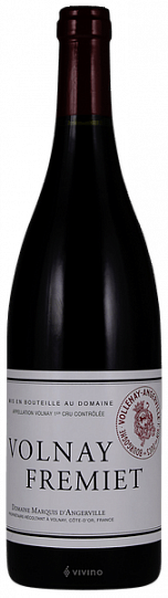 Вино Domaine Marquis d'Angerville Volnay 1er Cru Fremiets  2016 750 мл 13,5%