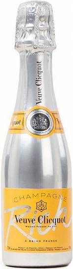 Шампанское Veuve Clicquot Rich White 200 мл